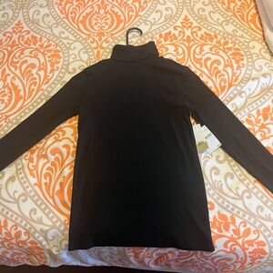 NWT- BP medium black ribbed turtleneck